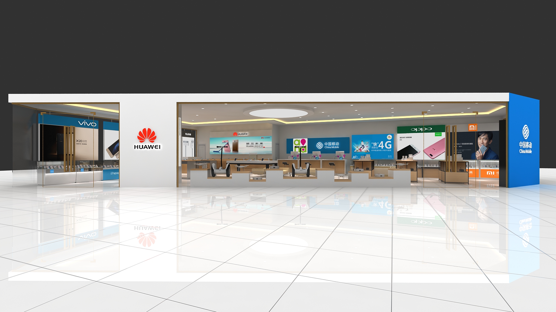 手機店門(mén)頭裝修效果圖