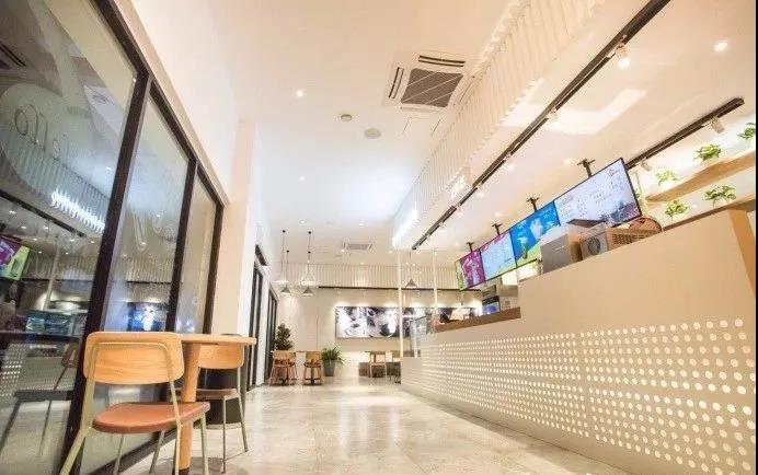 長(cháng)沙奶茶店裝修吧臺設計
