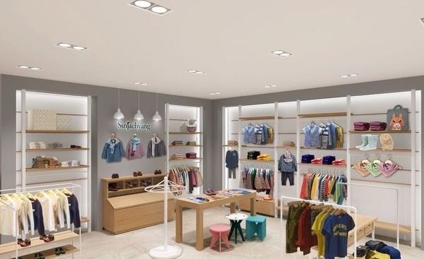 裝修兒童服裝店多少錢(qián)