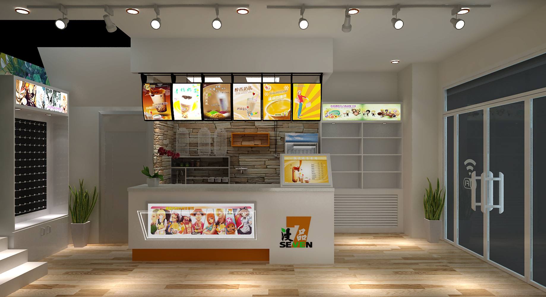 長(cháng)沙店面裝修奶茶店裝修