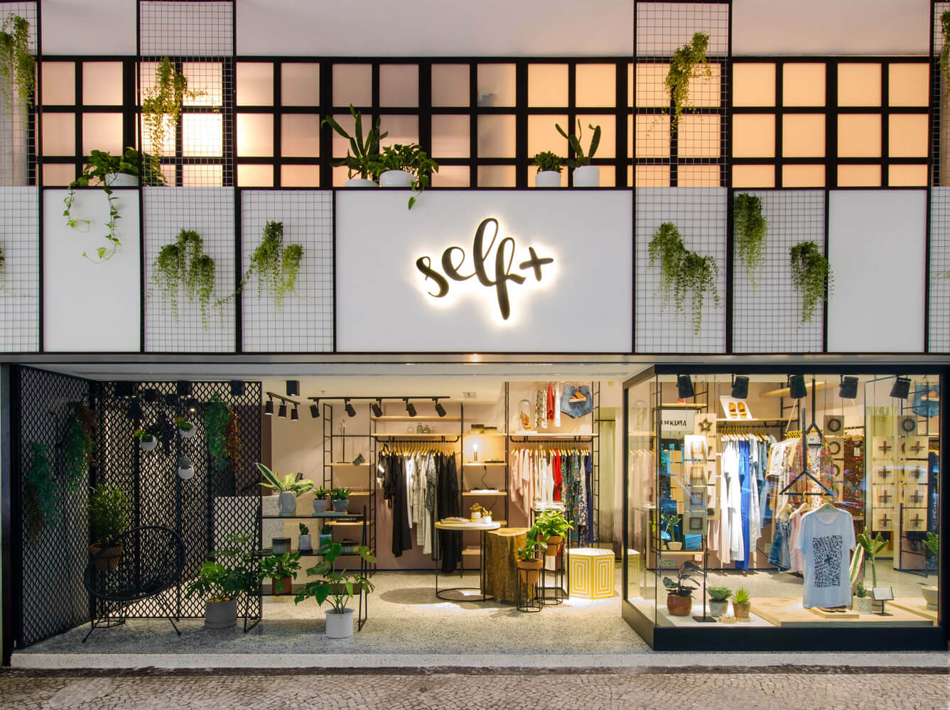 品牌服裝店門(mén)頭裝修效果圖