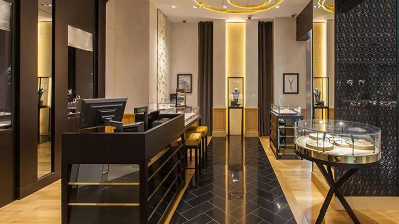 小型珠寶店裝修收銀臺效果圖
