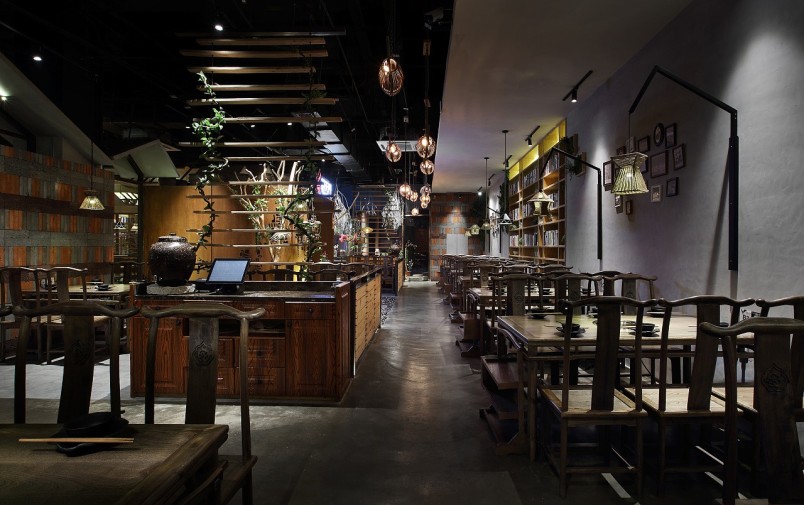 長(cháng)沙火鍋店裝修設計