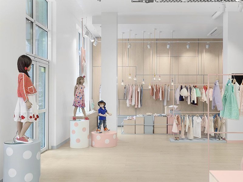 兒童服裝店如何設計