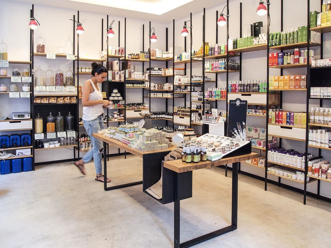 如何設計化妝品店