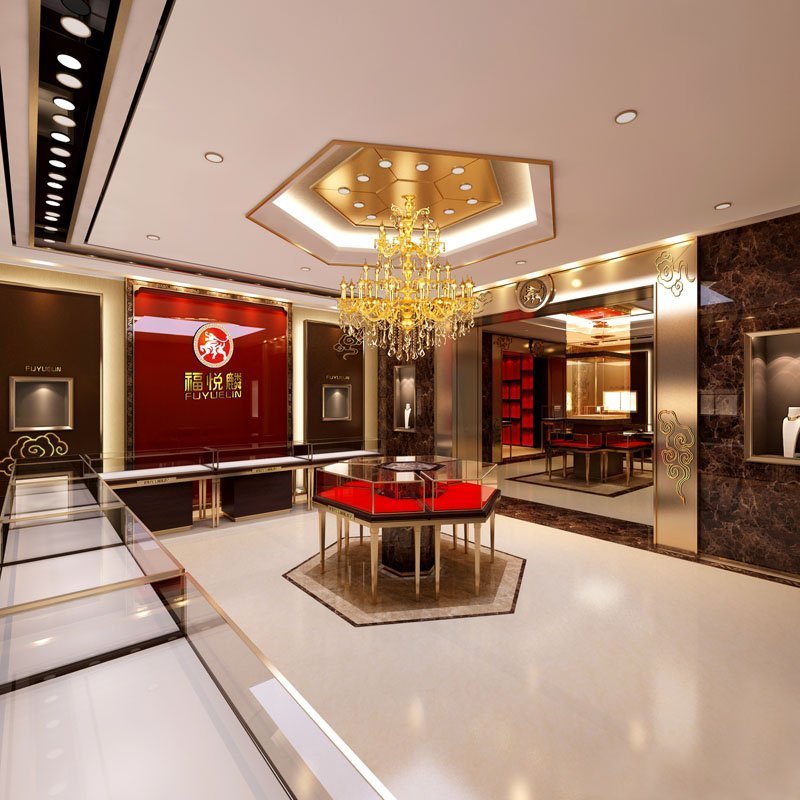 長(cháng)沙小型珠寶店面裝修設計