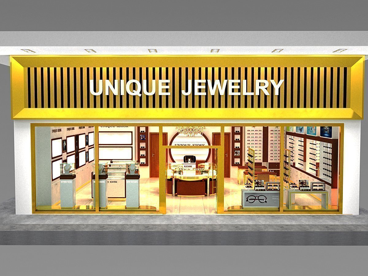 最新長(cháng)沙珠寶店面裝修設計