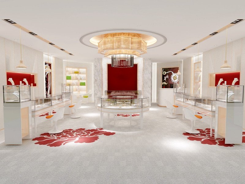 最新長(cháng)沙小型珠寶店面裝修設計
