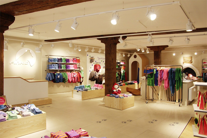 FINKID兒童服裝概念店設計 長(cháng)沙服裝店面裝修