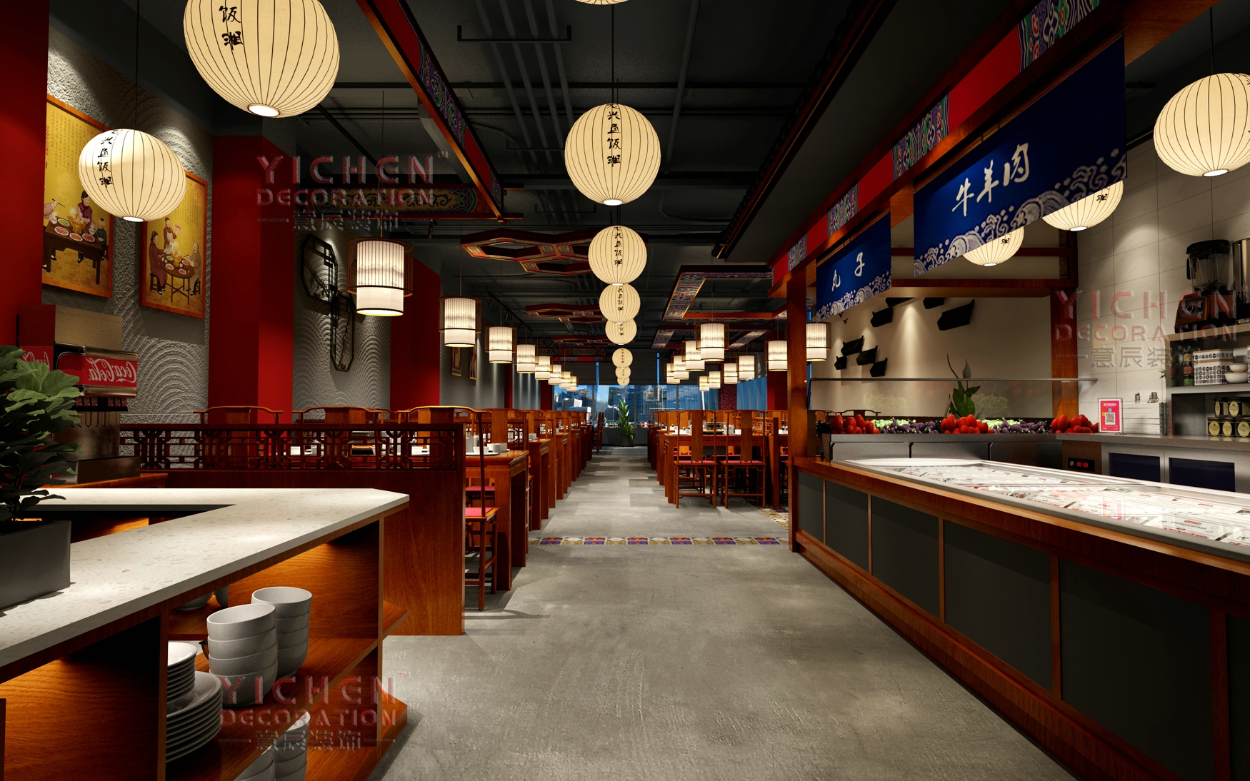 長(cháng)沙餐飲店門(mén)面如何設計裝修？