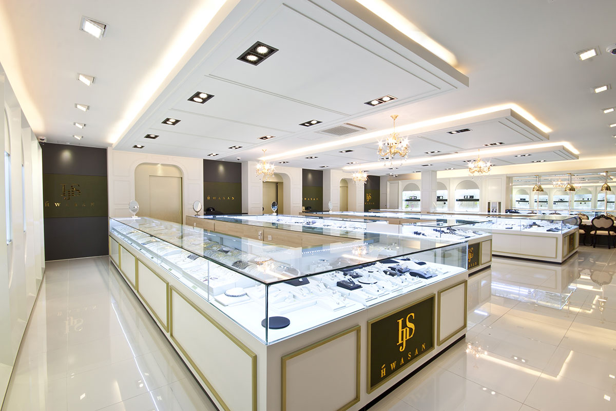Hwasan珠寶店室內裝修設計