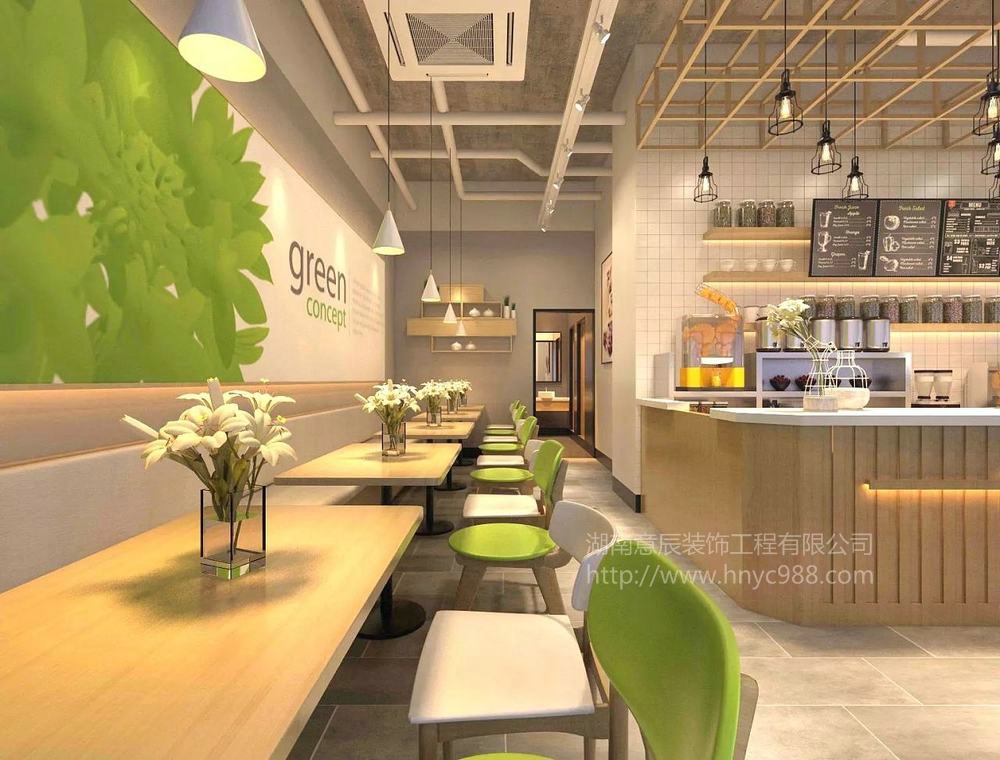 長(cháng)沙奶茶店裝修,簡(jiǎn)單整潔讓人眼前一亮！