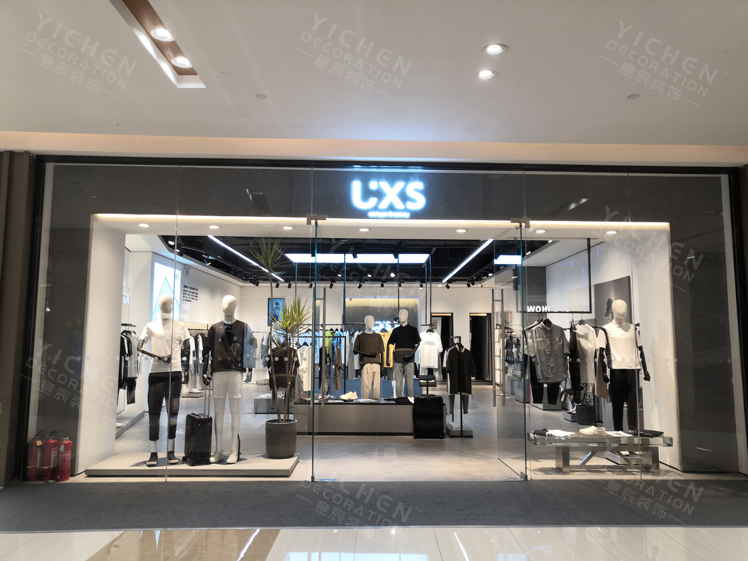 長(cháng)沙世紀金源男裝品牌店裝修驗收完成