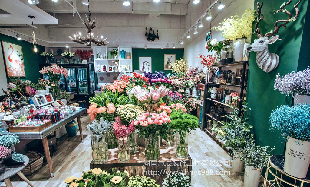長(cháng)沙花店裝修的三個(gè)技巧，讓你脫穎而出！