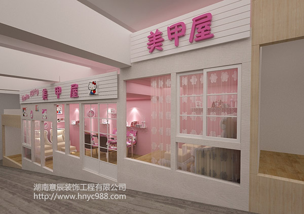 美甲店裝修這樣設計，想不火都難！