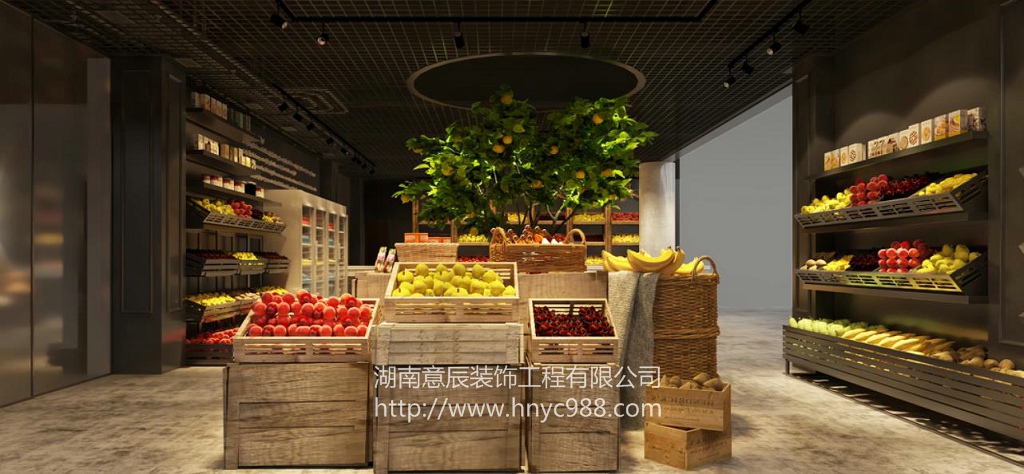 水果店水果擺放架設計