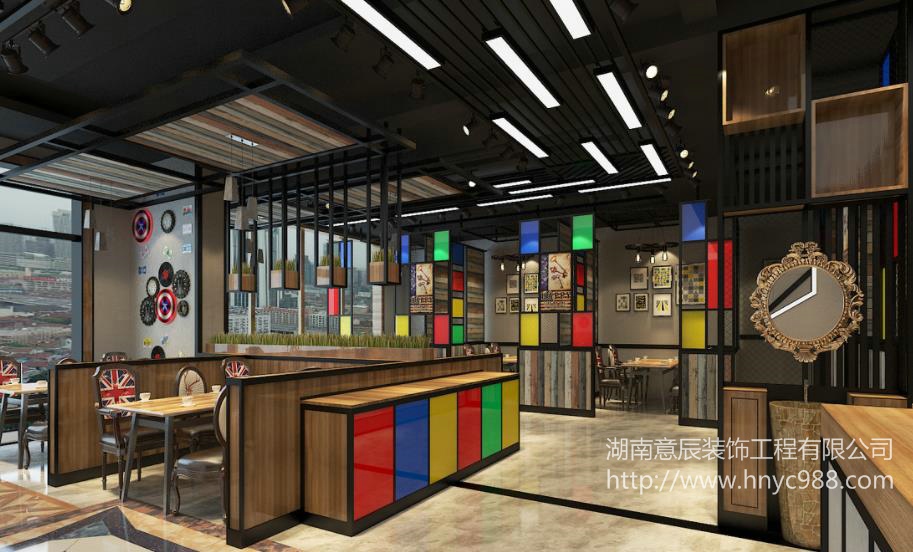 長(cháng)沙工業(yè)風(fēng)餐廳裝修