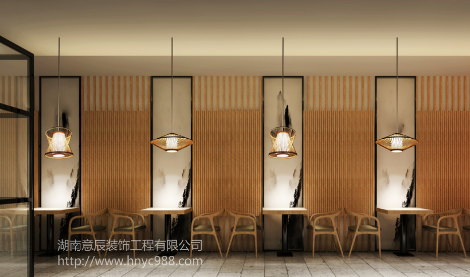 泥土色餐廳裝修