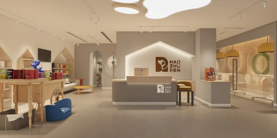寵物店裝修設計-收銀臺