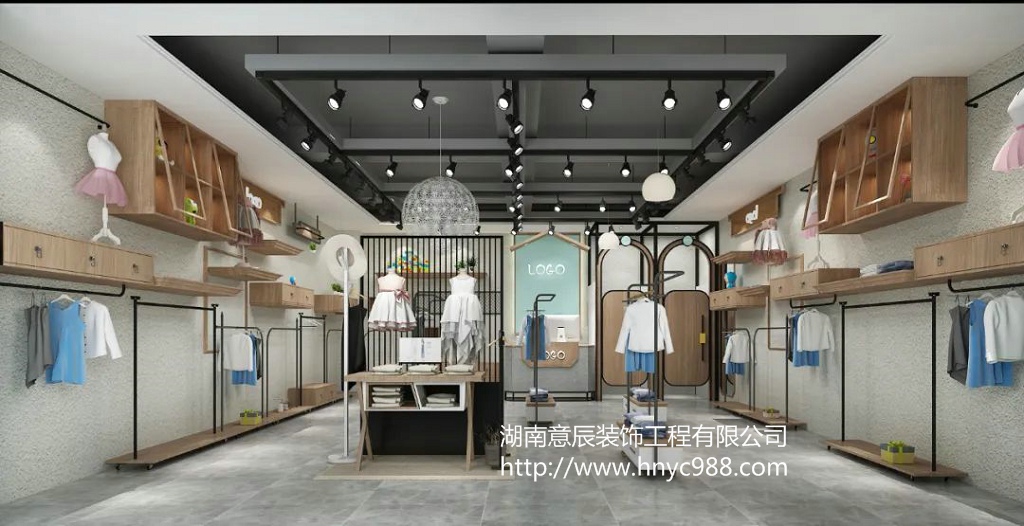 長(cháng)沙童裝店裝修