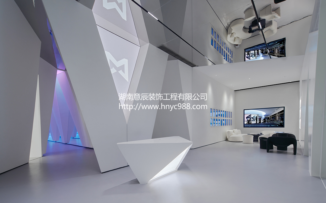 長(cháng)沙健身房裝修-前臺接待區